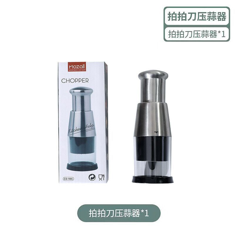 Popular Stainless Steel Garlic Press for Home Kitchen, Hand-Pressed Garlic Masher, Garlic Crusher, Garlic Peeler, Yiwu Other