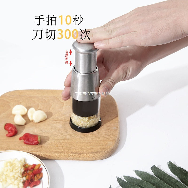 Popular Stainless Steel Garlic Press for Home Kitchen, Hand-Pressed Garlic Masher, Garlic Crusher, Garlic Peeler, Yiwu Other