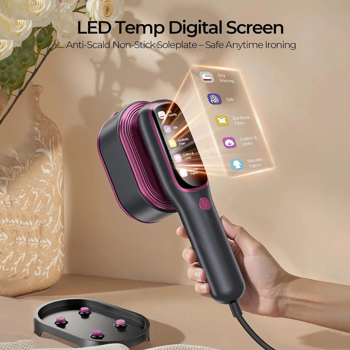 2026 NEW Garment Steamer Steam Hanging Iron Professional Handheld 1200W Household Heating Portable Steamer Iron Clothing Surface